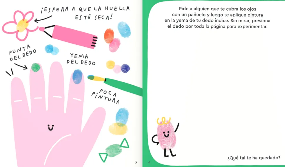 Libro ¡Crea! Con huellas