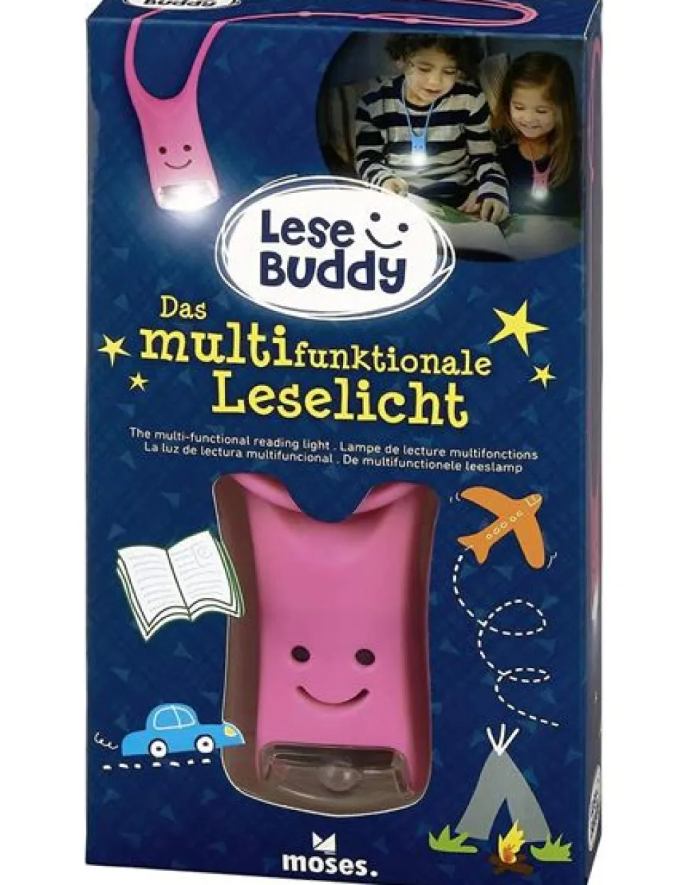 Linterna de lectura colgante fucsia