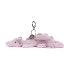 Llavero para Bolso dragón lavanda