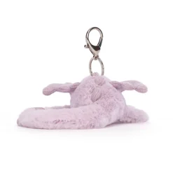 Llavero para Bolso dragón lavanda