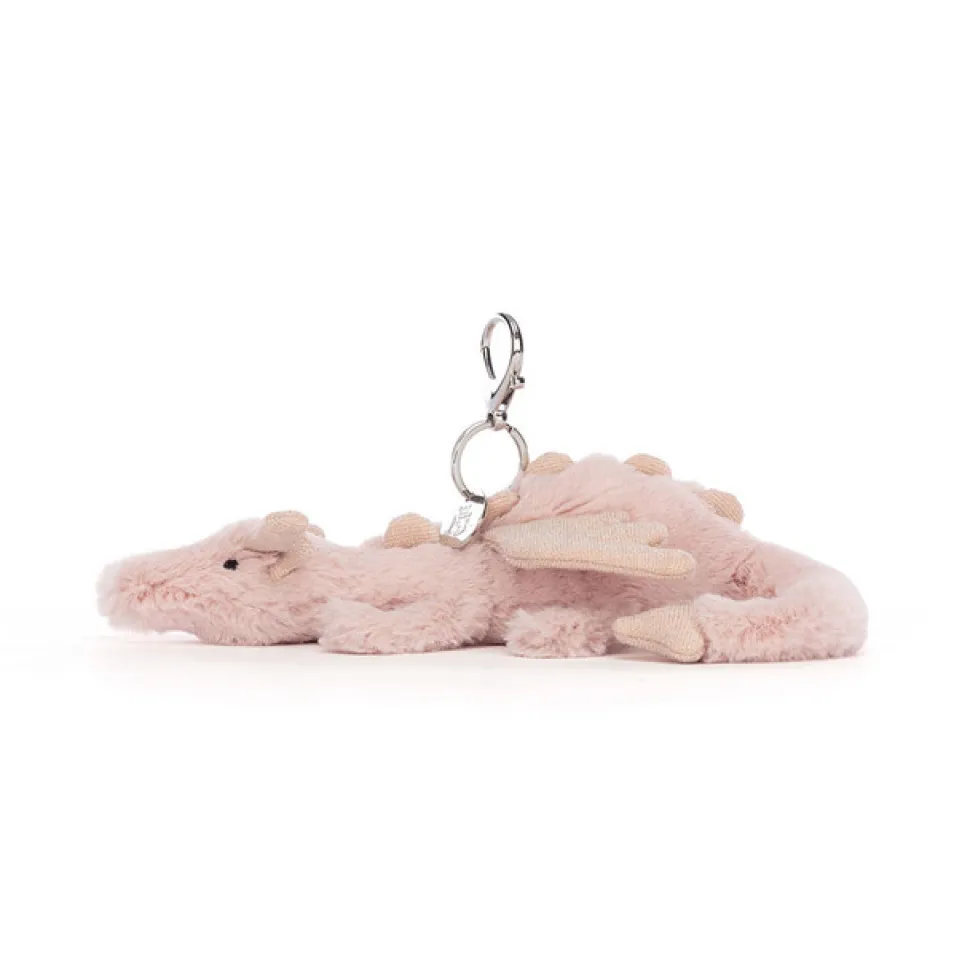 Llavero para Bolso dragón rosa