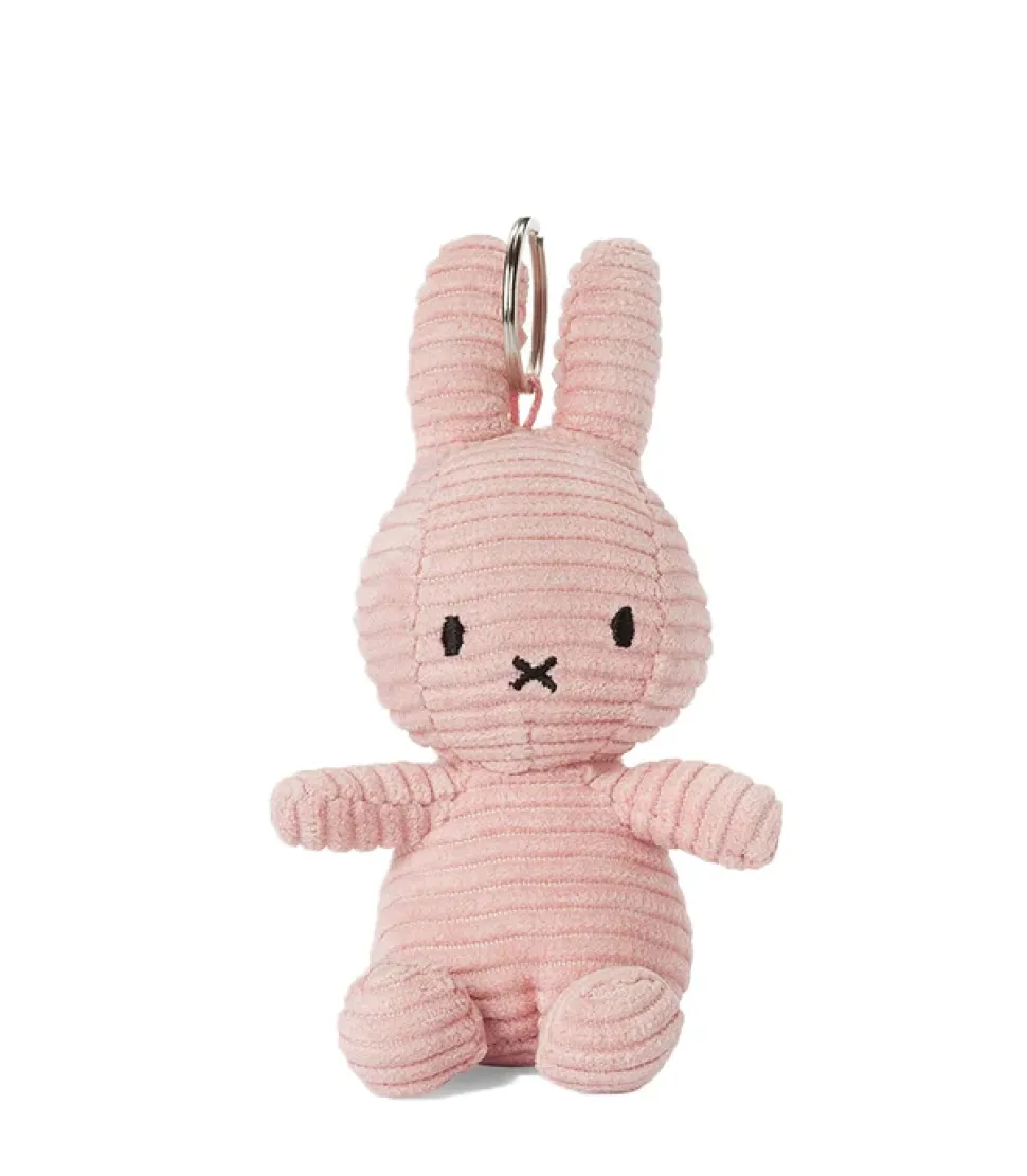 Llavero Miffy pana 10 cm rosa