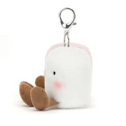 Llavero para bolso pareja malvavisco