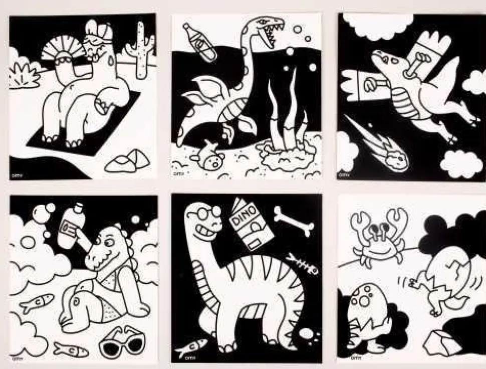 Lámina de terciopelo Dinosaurio