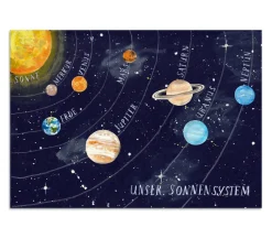 Lámina Nuestro sistema solar Povalala