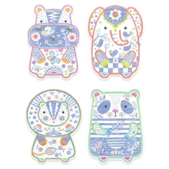 láminas para colorear animales salvajes