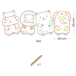 láminas para colorear animales salvajes
