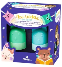 Luz de lectura flexible verde