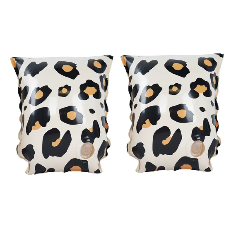 Manguitos de Natación 0-2 años Leopard beige