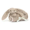 Manta conejito beige