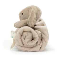 Manta conejito beige