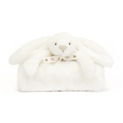 Manta conejito blanco de lujo