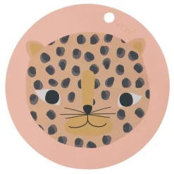MANTEL INDIVIDUAL INFANTIL LEOPARDO