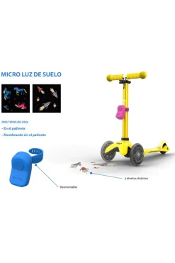 Micro luz-proyector de suelo cohetes