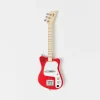 Mini guitarra acústica eléctrica loog roja
