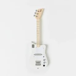 Mini guitarra eléctrica Loog blanca