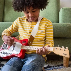 Mini guitarra eléctrica Loog negra