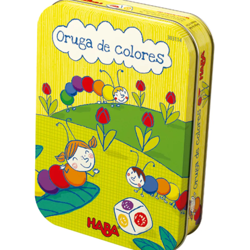 Mini juego la oruga de colores