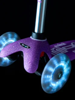 Mini micro deluxe led glitter purple