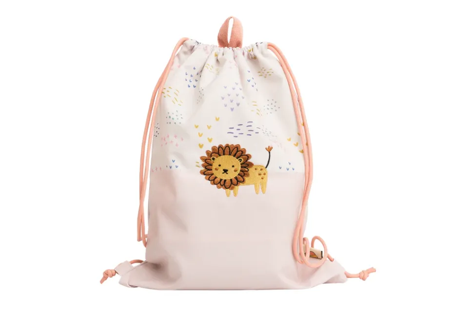 Mochila con cordón león The cotton cloud