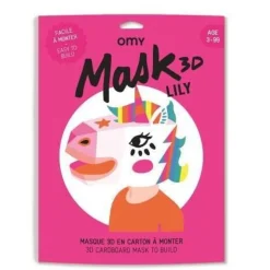 Máscara omy 3d unicornio