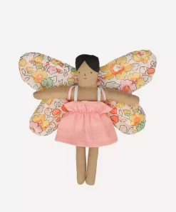 Muñeca mini maleta mariposa
