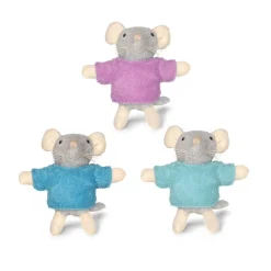 muñecos trillizos casa de los ratones