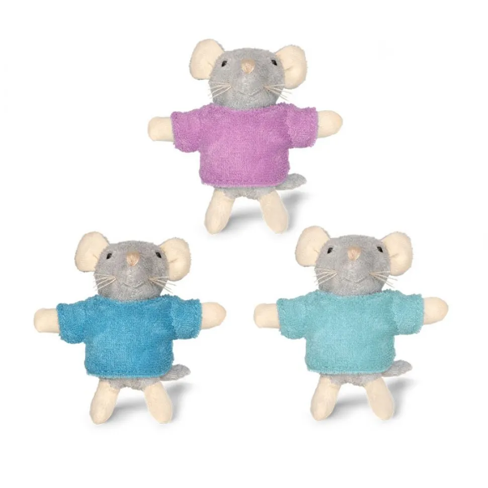 muñecos trillizos casa de los ratones