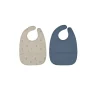 pack 2 baberos dino blue-clay