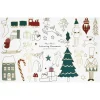 pack 8 Manteles navidad para colorear Meri Meri
