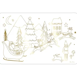 pack 8 Manteles navidad para colorear Meri Meri