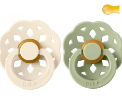 PACK CHUPETES BIBS BOHEME Ivory/Sage