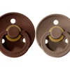 PACK CHUPETES BIBS MOCHA/DARCK OAK