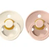 PACK CHUPETES BIBS VAINILLA/BLUSH