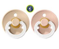 PACK CHUPETES BIBS VAINILLA/BLUSH