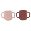 pack de 2 tazas coral- nutmeg