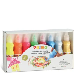 Pack de pintura de 8 colores premium