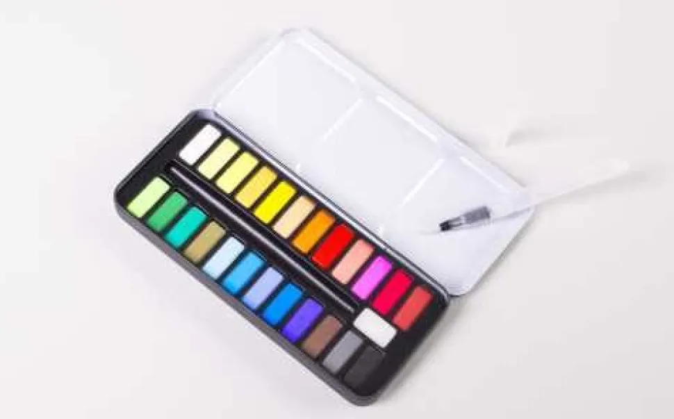 Paleta de acuarelas Omy 24 colores