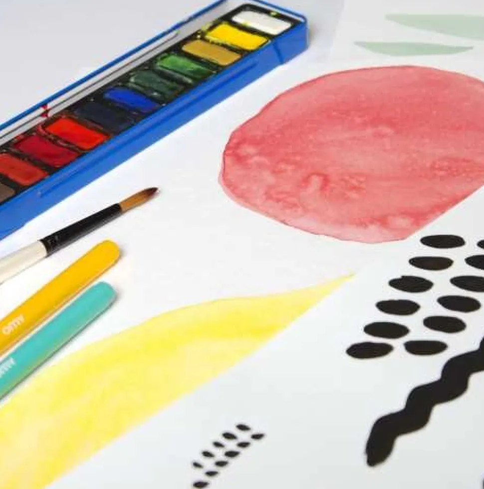 Paleta de acuarelas Omy 24 colores