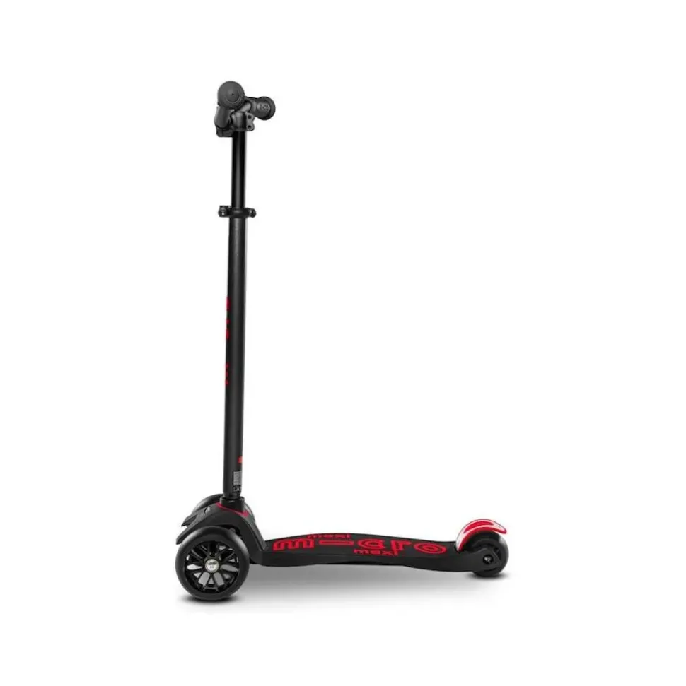 Patinete maxi micro deluxe Pro led negro