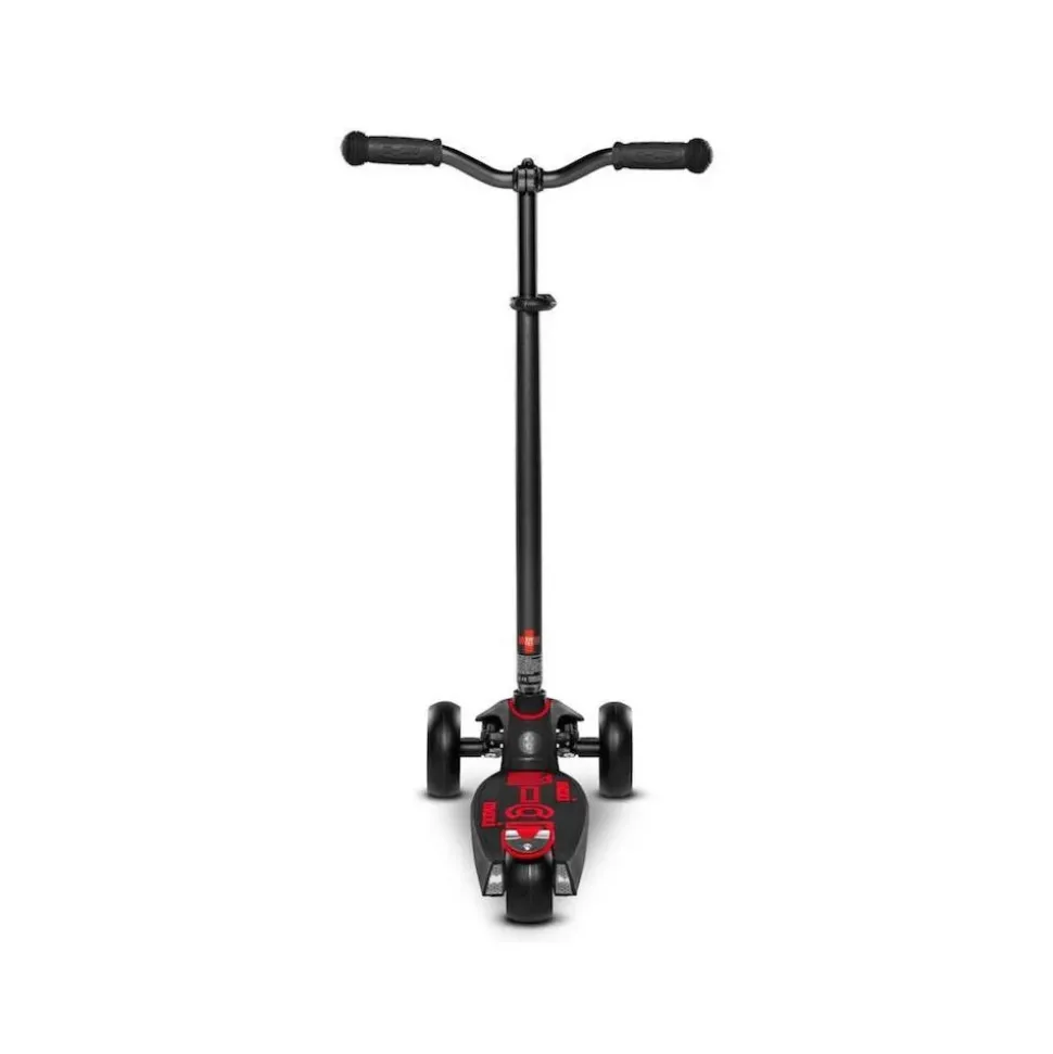 Patinete maxi micro deluxe Pro led negro