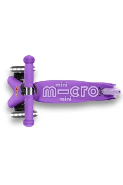 Patinete mini micro deluxe led lila