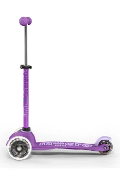 Patinete mini micro deluxe led lila