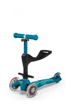 Patinete mini micro 3en1 deluxe azul hielo