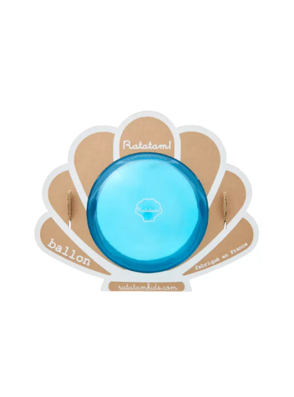 pelota concha azul 20 cm