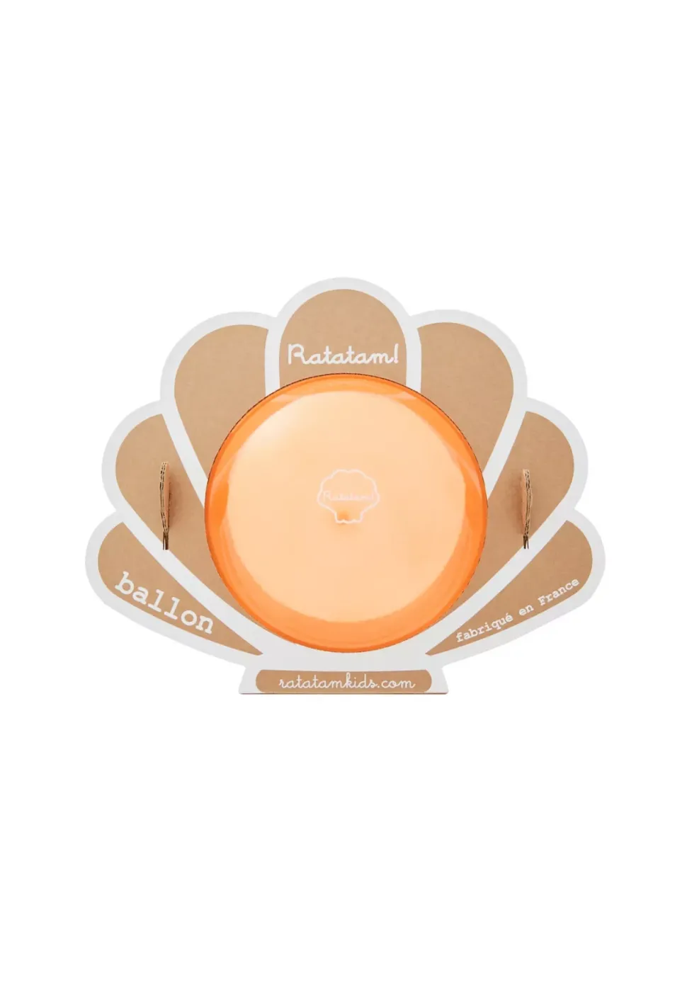 pelota concha naranja 20 cm