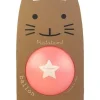 pelota gato rosa 15cm
