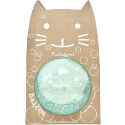 Pelota gato verde burbujas 15cm