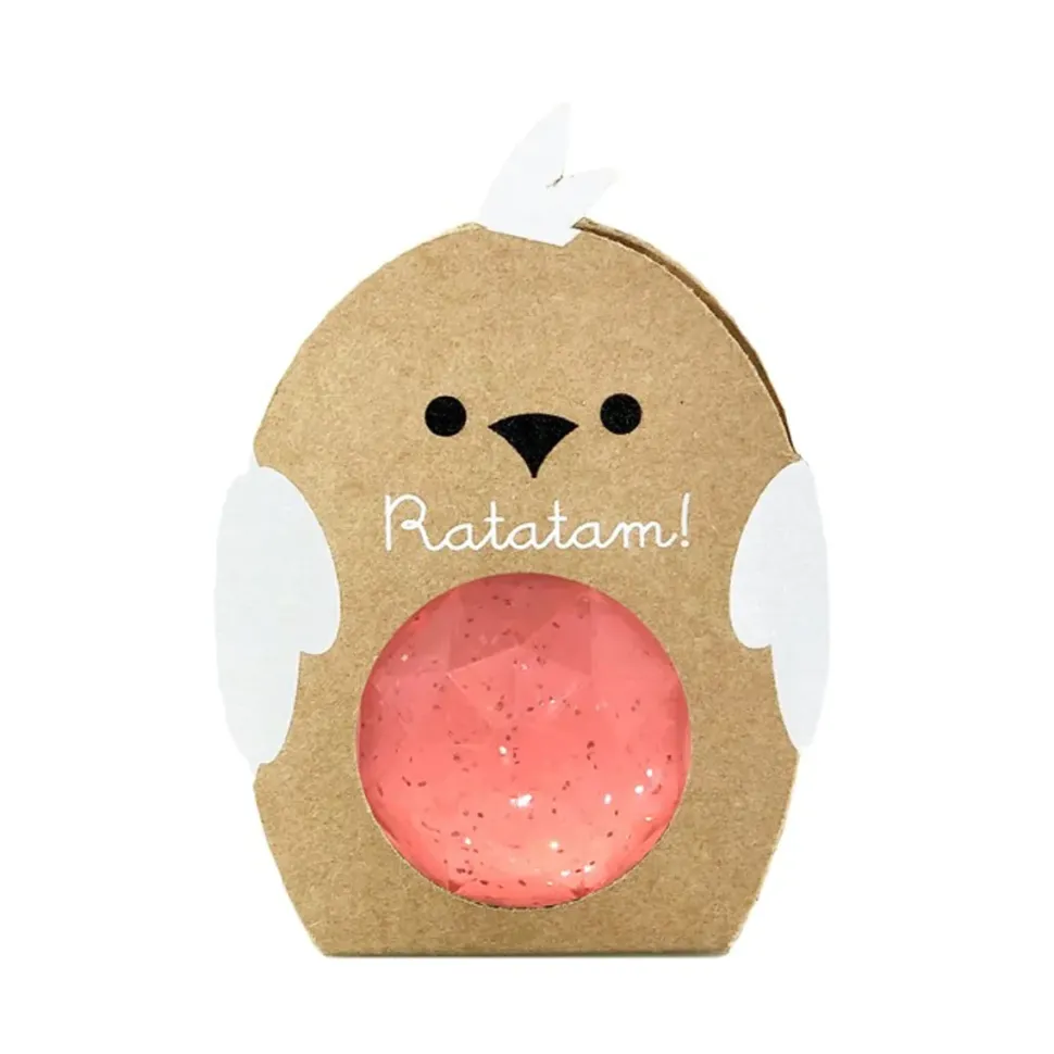 pelota pajaro saltarina rosa 42mm