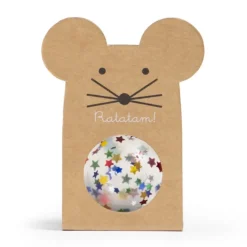 pelota ratón saltarina estrellas 43mm
